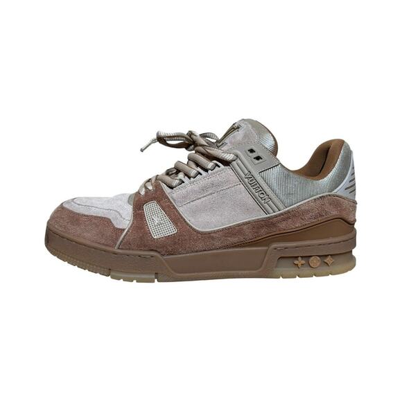 Low Trainer suede leather sneaker - Picture 1 of 9